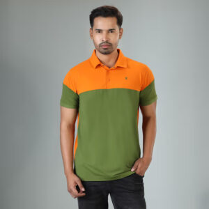 Man's Cotton Multi Color T-Shirt