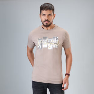 Man's Cotton Tushar Color T-Shirt