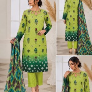 Pakistani Unstitch Women printed Shirt  Style -1004