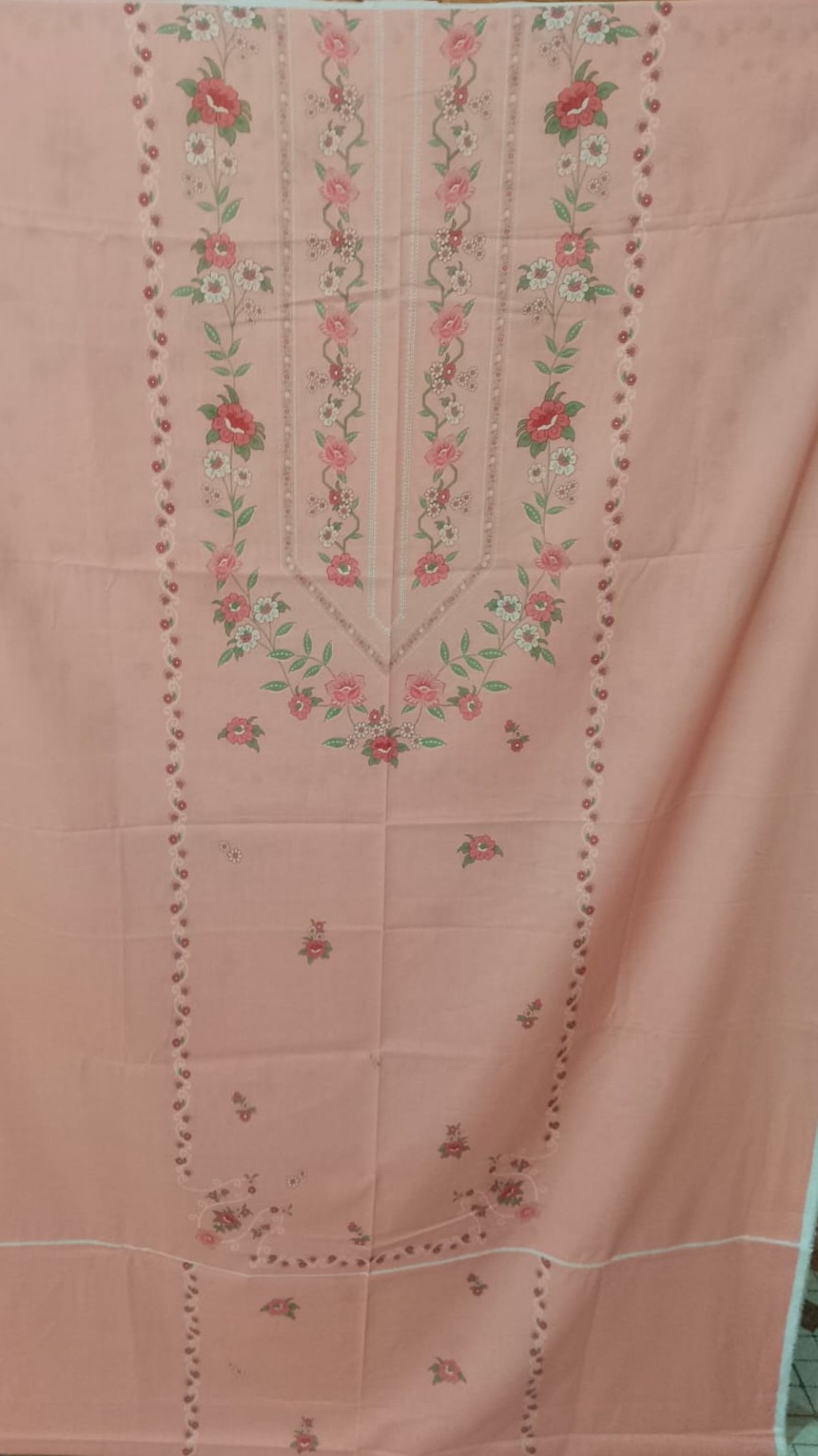 Pakistani Unstitch Women printed Shirt Style-1003 - Image 5