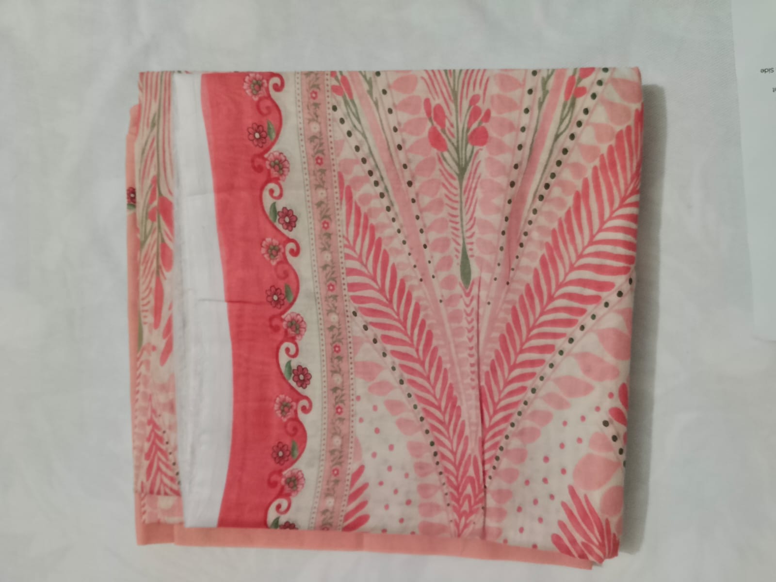 Pakistani Unstitch Women printed Shirt Style-1003 - Image 4